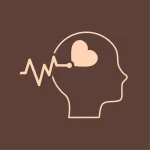 Un cerveau et un cœur en électrocardiogramme pour illustrer la section santé du site un esprit sain dans un corps sain